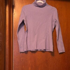 Charter Club Lilac Turtleneck Sweater Size L